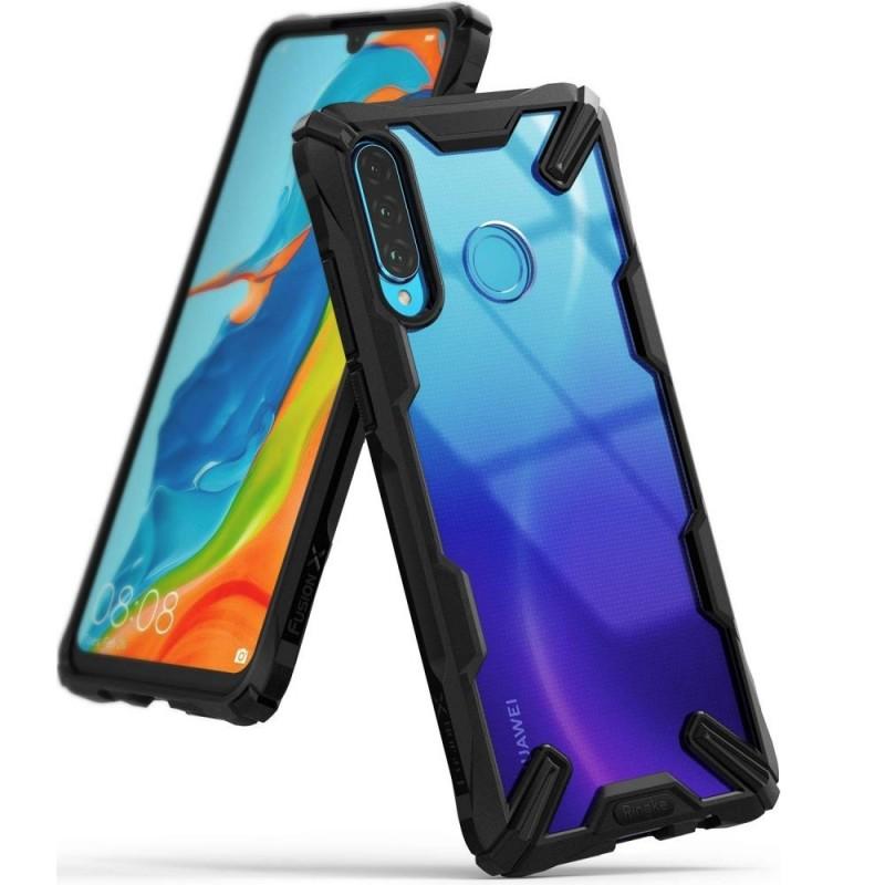 Carcasa Ringke Fusion X Huawei P30 Lite Black