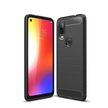 Carcasa TECH-PROTECT TPUCARBON Motorola One Vision Black Carcasa TECH-PROTECT TPUCARBON Motorola One Vision Black