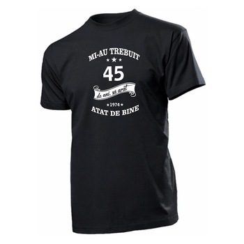 Tricou personalizat, bumbac, Stedman, unisex, negru, marime L, model  Tricou personalizat, bumbac, Stedman, unisex, negru, marime L, model