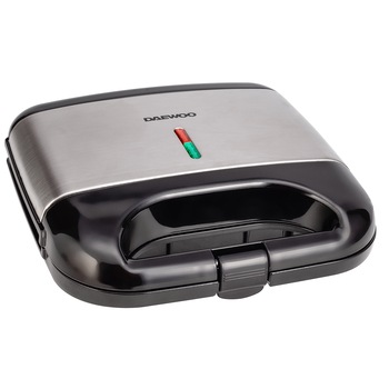 Aparat de facut vafe Daewoo DWM20X, 800 W, placi neaderente, termostat, clapeta de blocare, Inox Aparat de facut vafe Daewoo DWM20X, 800 W, placi neaderente, termostat, clapeta de blocare, Inox