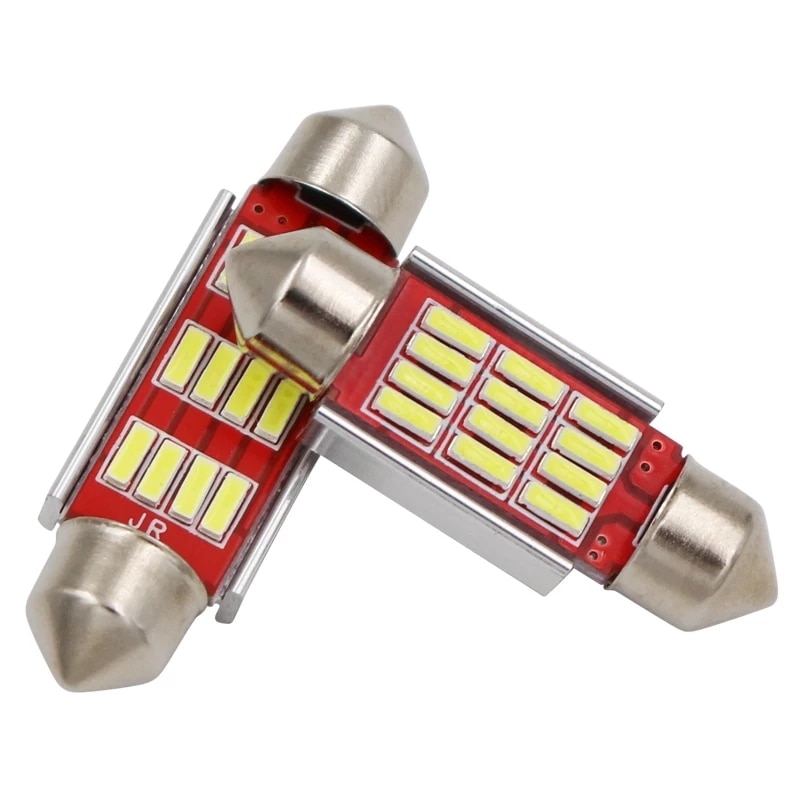 Set 2 leduri festoon c5w 36mm canbus non-polar lumina alba