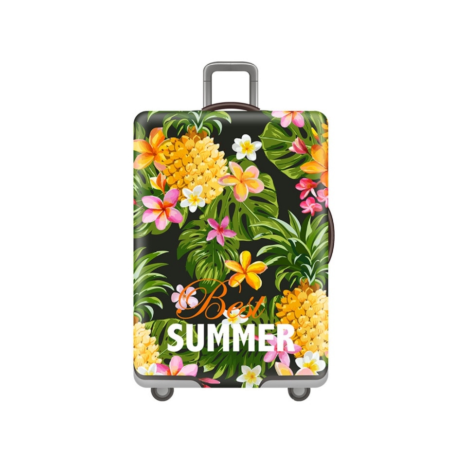 Husa protectie elastica Troler Valiza Geanta AKU, design SUMMER HILL, marimea S ajustabila; (h = 32 ÷ 35 cm) x (L = 48 ÷ 53 cm) X (l = 20 ÷ 23 cm)