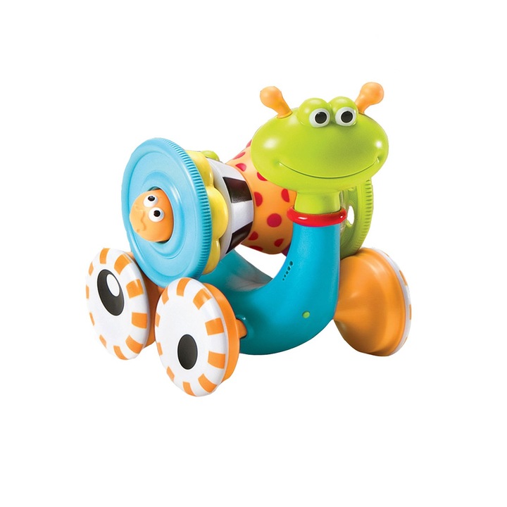 Zenés csigajáték, 2 az 1-ben, előfutár és válogató, Yookidoo, 6-24 hónap