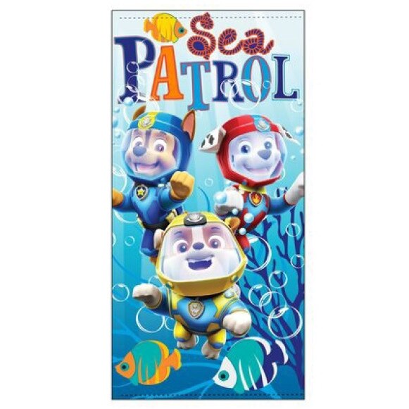 Prosop Paw Patrol Sea Patrol 70 X 140 CM poliester Universala Multicolor