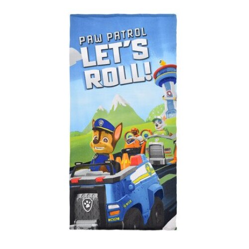 Prosop Paw Patrol Let's Roll 70 X 140 CM poliester Universala Multicolor