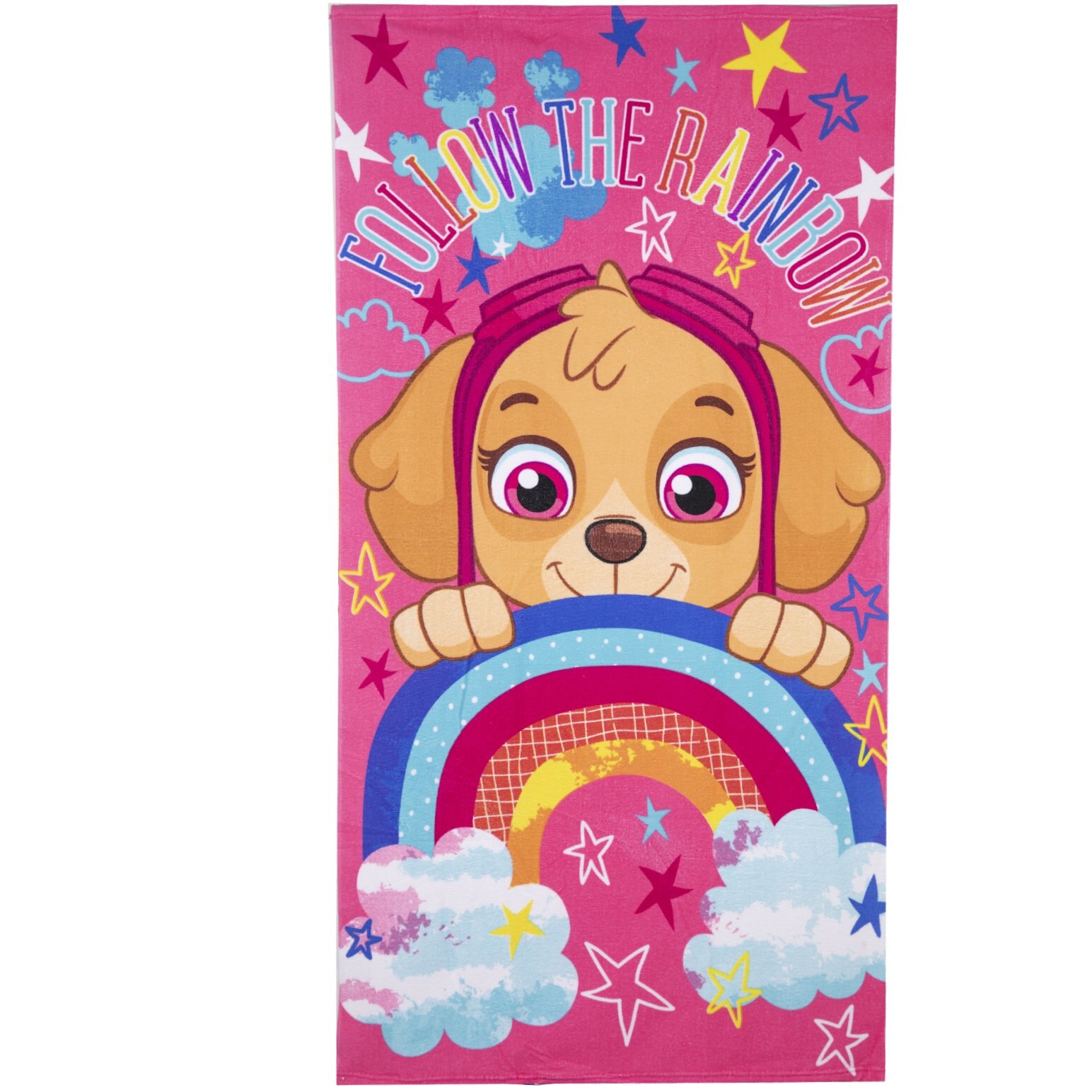 Prosop Paw Patrol 70 X 140 CM Rainbow poliester Universala Multicolor