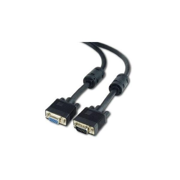 Cablu prelungitor VGA tata la VGA mama, dubluecranat, 1.8m