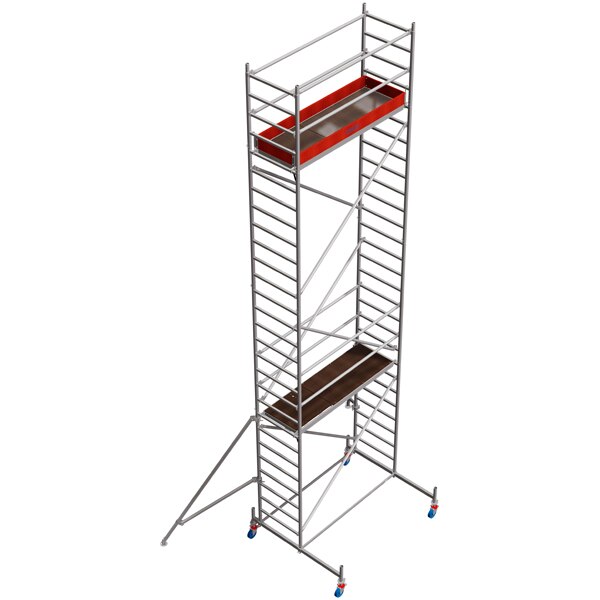 Schela KRAUSE STABILO S10 0,75 x 2m, aluminiu, inaltime lucru 8,4m