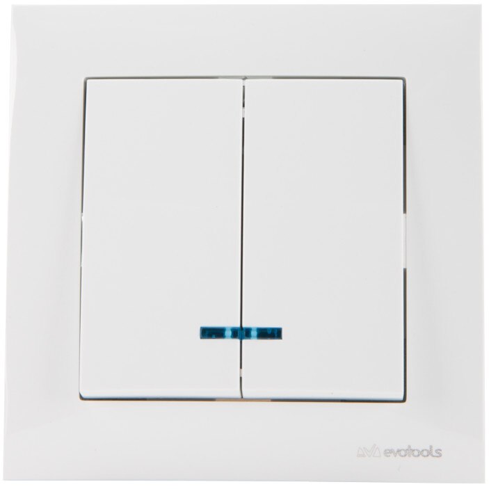 Interupator cu led dublu ST2002 Evotools