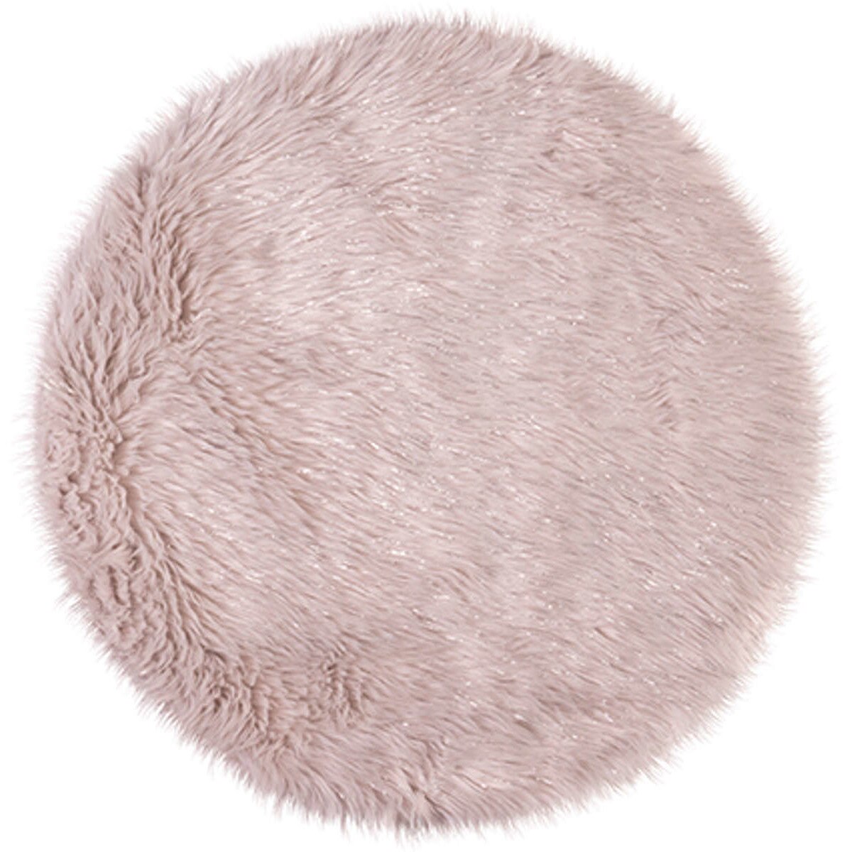 Covor Shaggy Bona, Rotund, Roz, 80x80, C200-258603