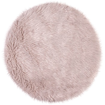 Covor Shaggy Bona, Rotund, Roz, 80x80, C200-258603 Covor Shaggy Bona, Rotund, Roz, 80x80, C200-258603