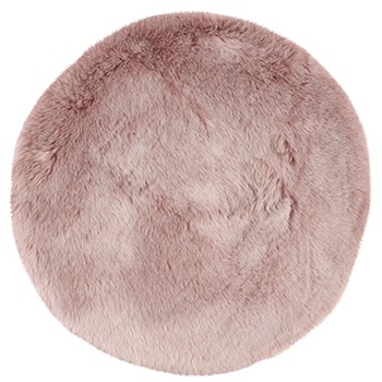 Covor Shaggy Sedo, Rotund, Roz, 80x80, C200-258308 Covor Shaggy Sedo, Rotund, Roz, 80x80, C200-258308