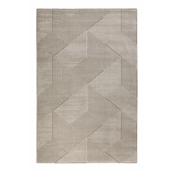 Covor Modern & Geometric Velvet Groove, Bej, 133x200, C87-0918602 Covor Modern & Geometric Velvet Groove, Bej, 133x200, C87-0918602