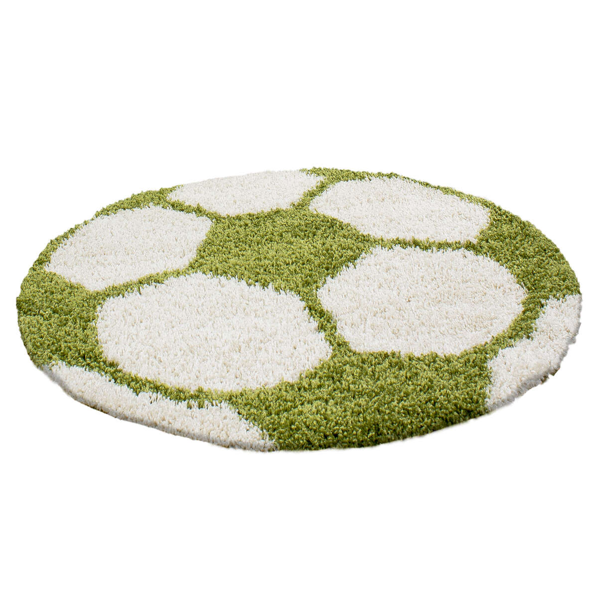 Covor Shaggy Memoriam, Rotund, Verde, 100x100, C229-204502