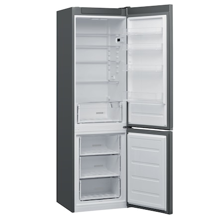 Combina frigorifica Whirlpool W5 921E OX, 372 l, Clasa A++, 6th Sense, H 201 cm, Inox