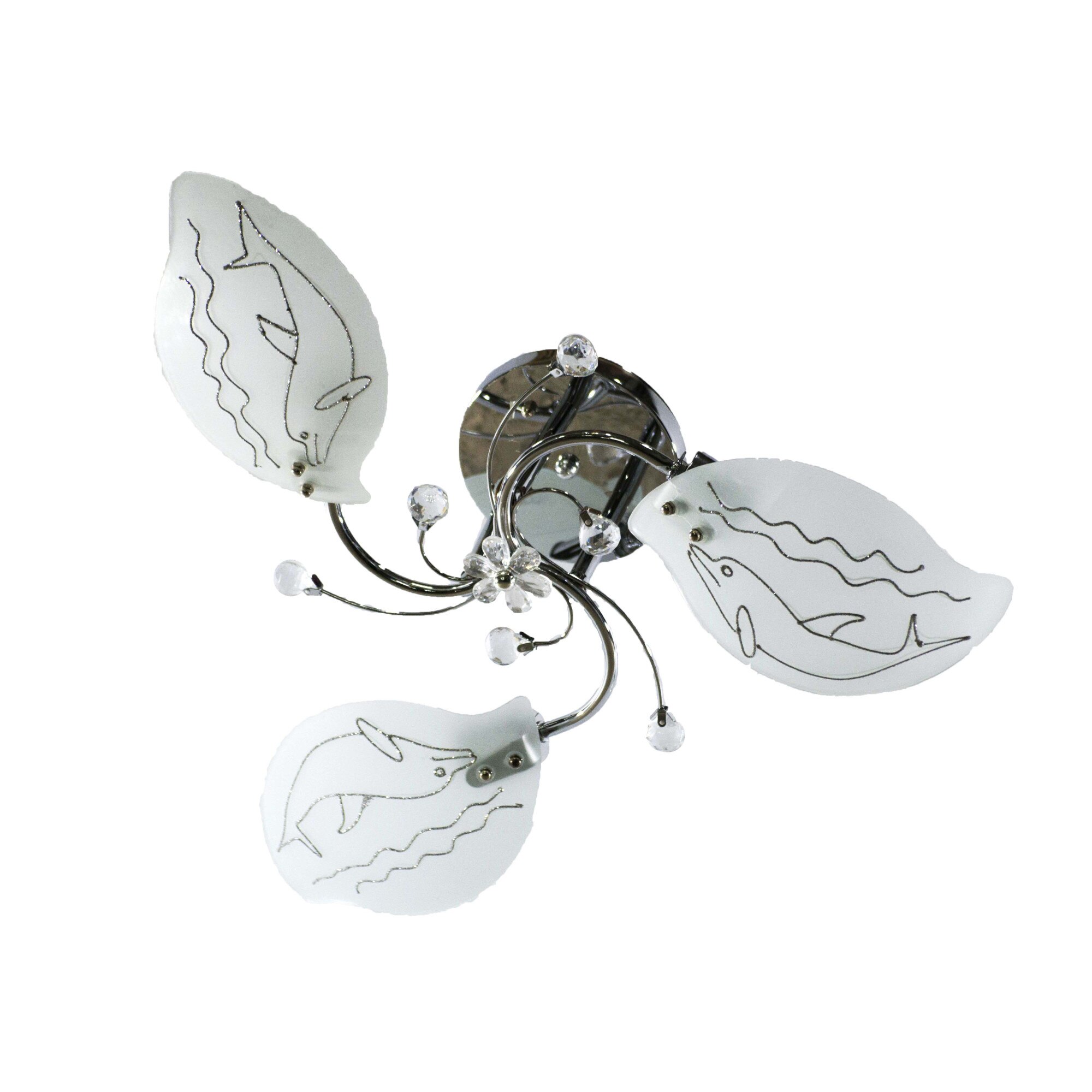 Lustra NG 70048-3, 3 x E 27, 40 W, 220 V, Metal / Sticla