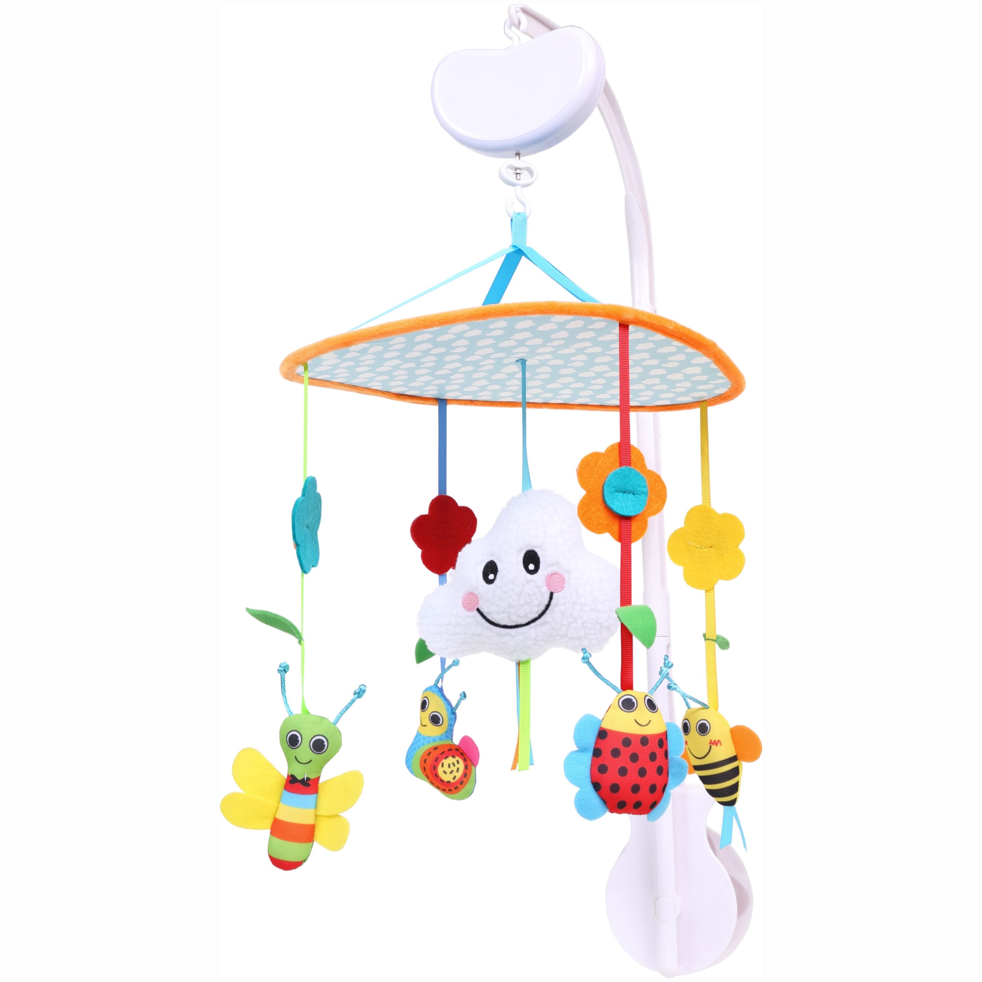 Carusel patut M-Toys - Sunny Day, cu sunete