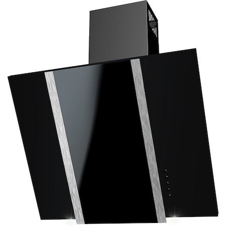 Hota decorativa Gorenje DVG600BEX, 305 m3 / h , 60cm, control mecanic, Negru