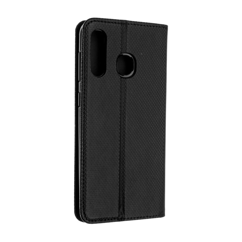 Husa Carte Smart cu Inchidere Magnetica pentru Huawei P30 Lite, Negru