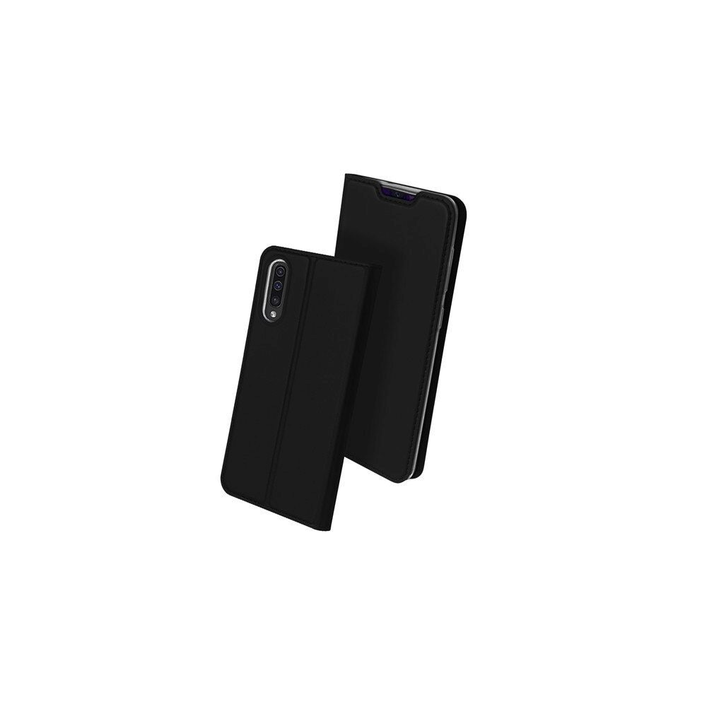 Husa Carte Dux Ducis Anti Amprenta pentru Samsung Galaxy A70, Negru