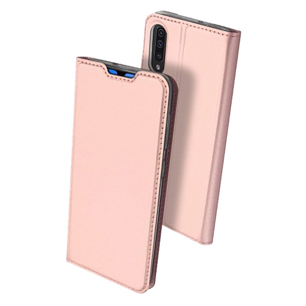 Husa Carte Dux Ducis Anti Amprenta pentru Samsung Galaxy A70, Roz