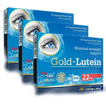 Gold Lutein 3 x 30 cps (tratament pe trei luni) Gold Lutein 3 x 30 cps (tratament pe trei luni)