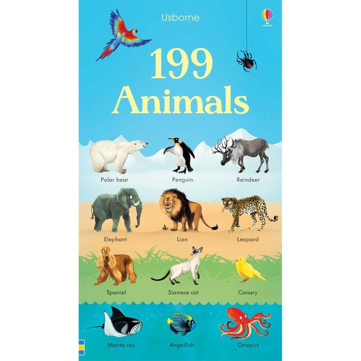 Carte "199 animals", 3 ani+, Usborne