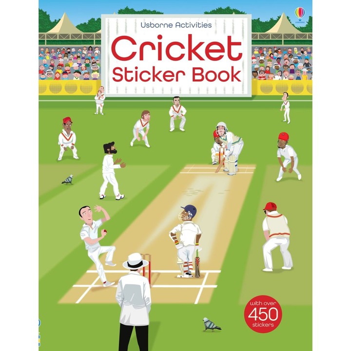 Carte de activitati "Cricket sticker book" de Emily Bone, 5 ani+, Usborne