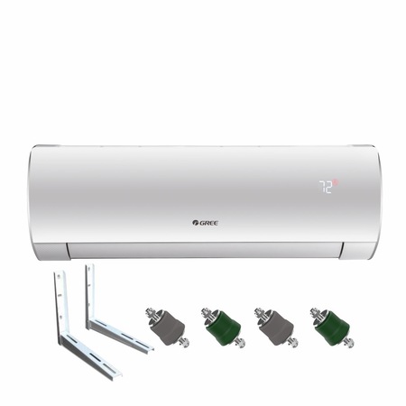 Aparat de aer conditionat Gree Fairy R32 GWH09ACC-K6DNA1A Inverter 9000 BTU cu sistem Syoko de amortizare a vibratiilor si console rabatabile, Clasa A++, G10 Inverter, Buton Turbo, Auto-diagnoza, Wi-FI