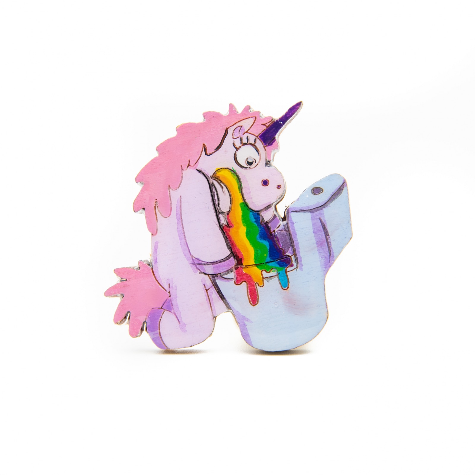 Brosa Lemn Unicorn - Sick of RAINBOW 508, 45mm, Multicolor