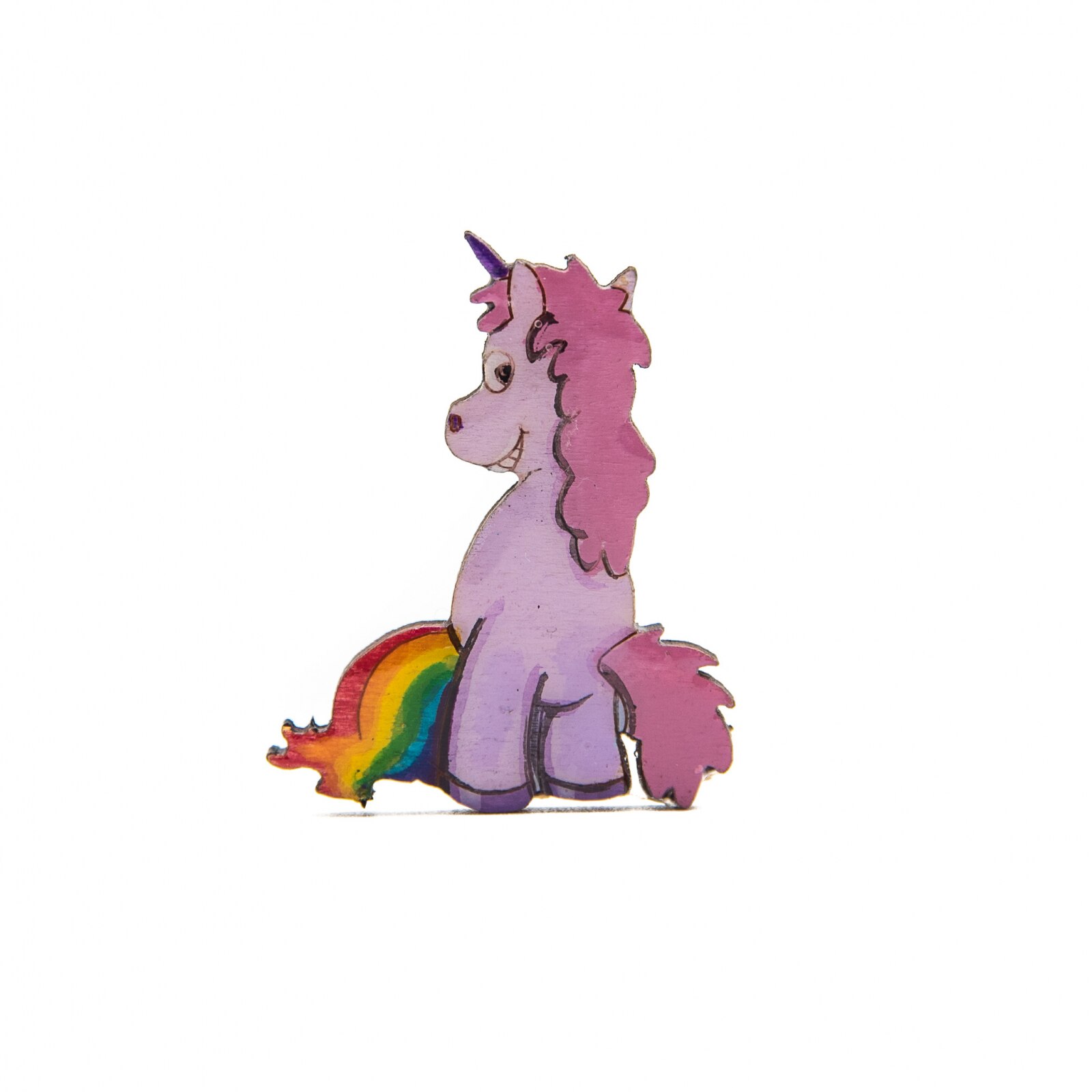 Brosa Lemn Unicorn - Feel the rainbow 651, 45mm, Multicolor