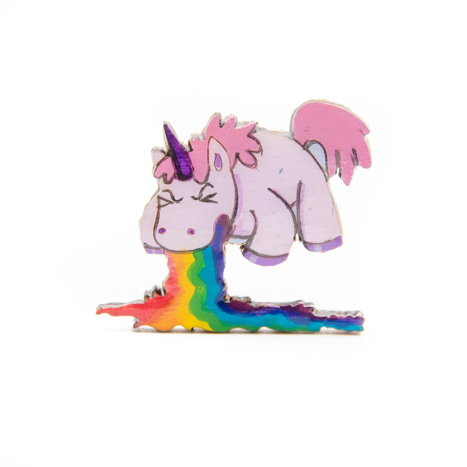 Brosa Lemn Unicorn - Spit the RAINBOW 510, 45mm, Multicolor