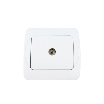 Priza TV Practic, alba, ingropata Priza TV Practic, alba, ingropata