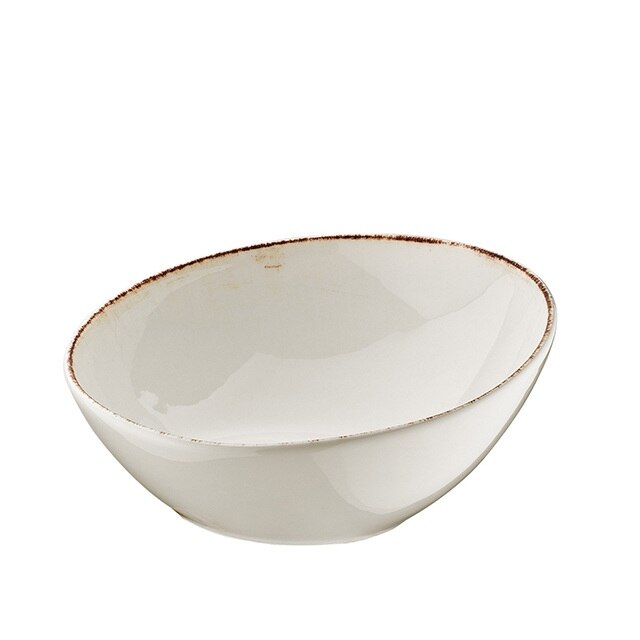 Bol inclinat portelan RETRO 18cm 400cc E100 VNT 18KS garantie ciobire margini