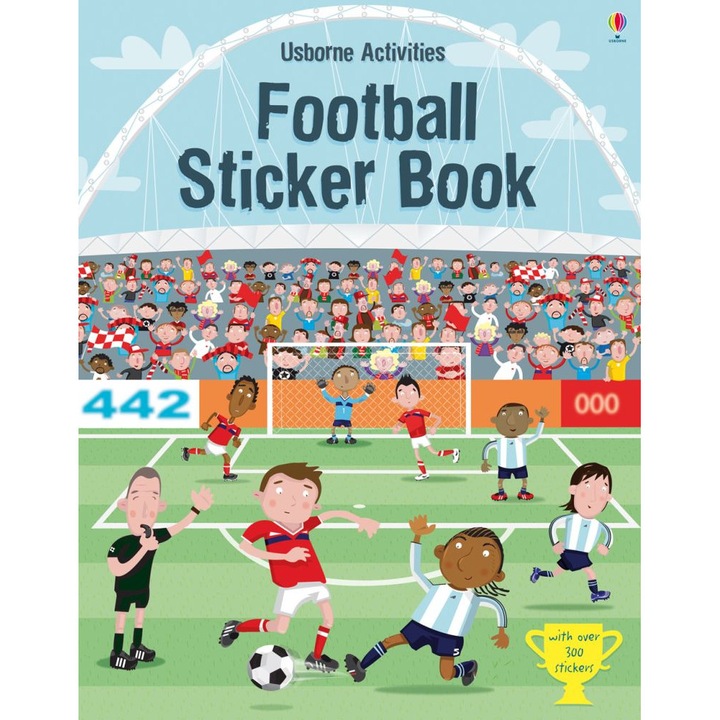 Carte stickere - Football Sticker Book, Usborne
