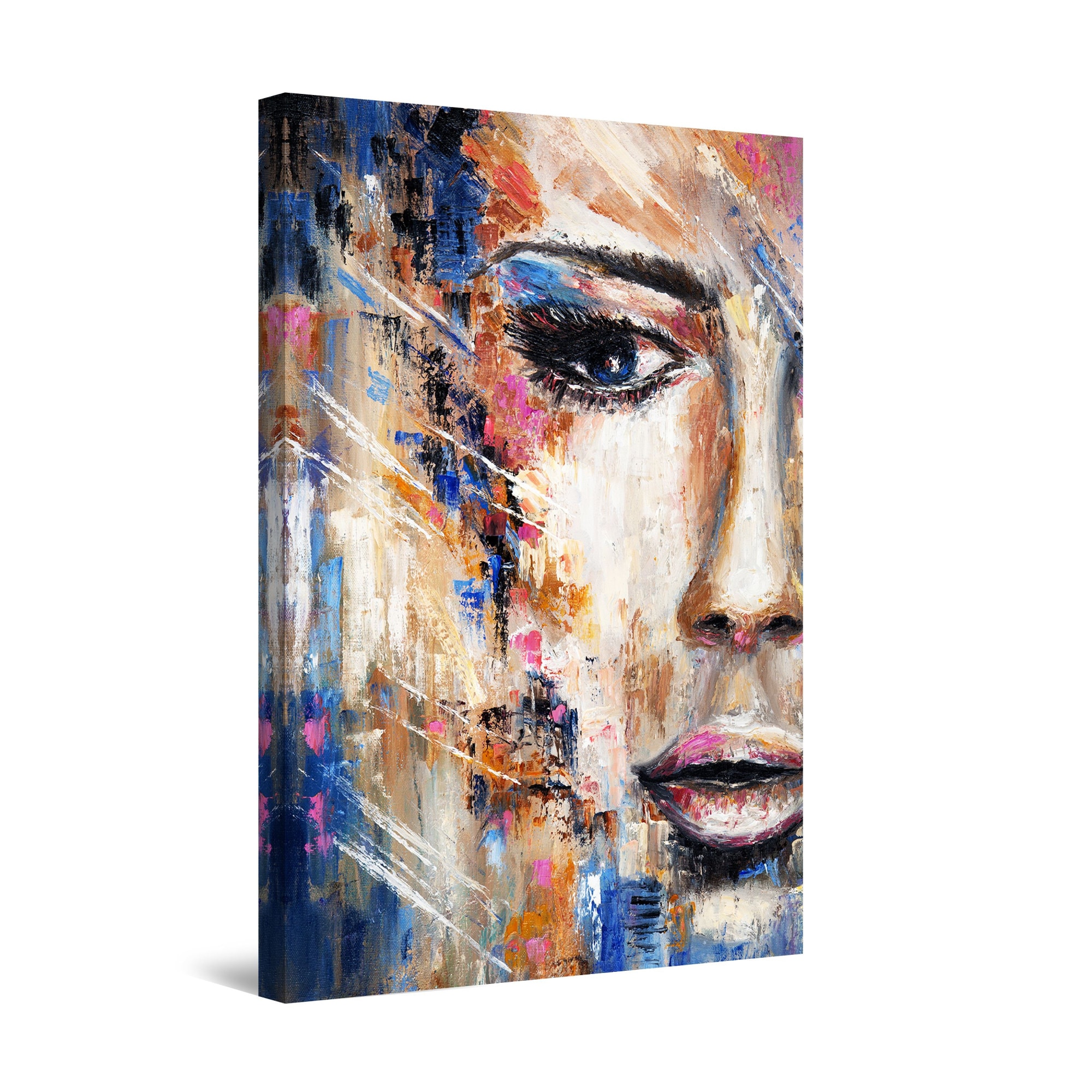 Tablou DualView Startonight Melancolia din Privirea Ei, luminos in intuneric, 120 cm x 80 cm