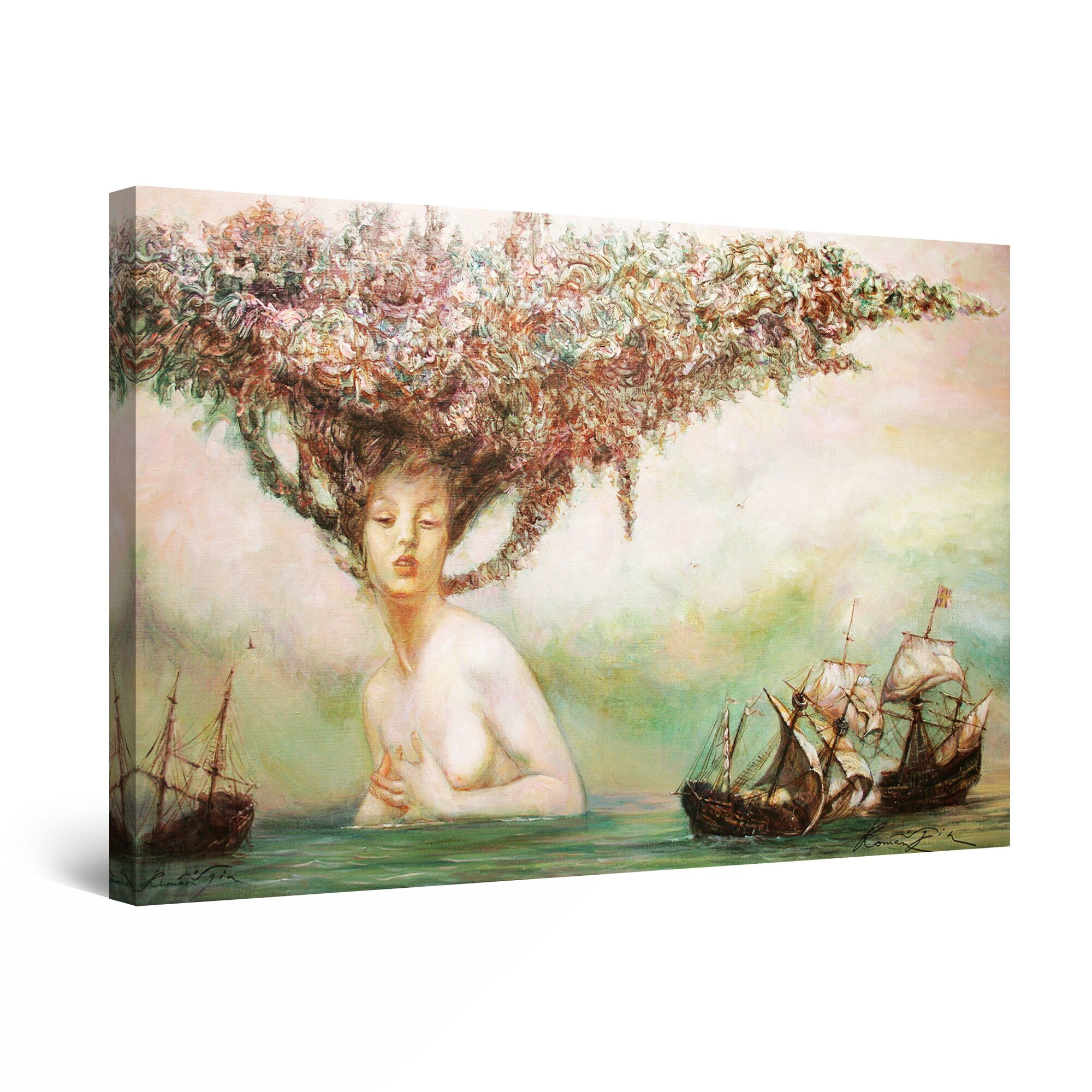 Tablou DualView Startonight Calatorie spre Mama Natura , luminos in intuneric, 30 cm x 20 cm