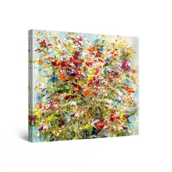 Tablou DualView Startonight Flori Abstracte, luminos in intuneric, 30 cm x 30 cm Tablou DualView Startonight Flori Abstracte, luminos in intuneric, 30 cm x 30 cm