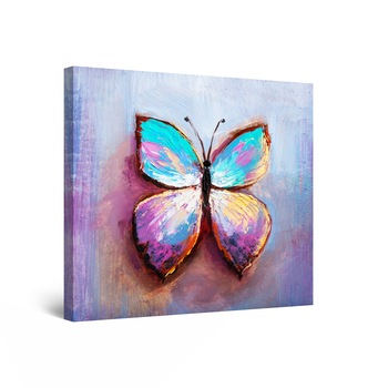 Tablou DualView Startonight Fragilitatea unui Fluture, luminos in intuneric, 30 cm x 30 cm Tablou DualView Startonight Fragilitatea unui Fluture, luminos in intuneric, 30 cm x 30 cm