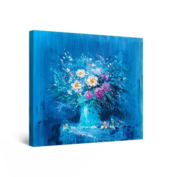 Tablou DualView Startonight Buchet pe Masa din Hol, luminos in intuneric, 30 cm x 30 cm Tablou DualView Startonight Buchet pe Masa din Hol, luminos in intuneric, 30 cm x 30 cm