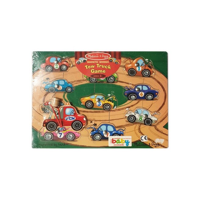 Puzzle de lemn mangentic, Remorcherul