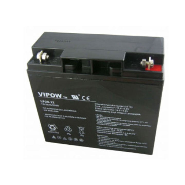 VRLA акумулатор, 12V, 20Ah