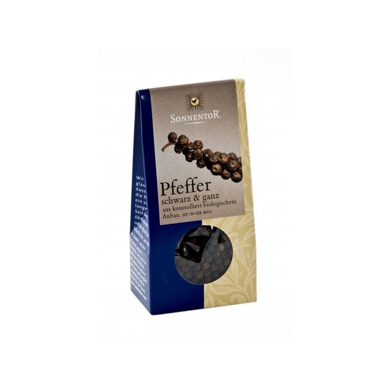 Condiment - piper negru boabe eco 35gr sonnentor
