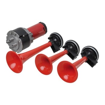 Claxon 12V, 3 pipe, cu compresor 6131 Automax Claxon 12V, 3 pipe, cu compresor 6131 Automax