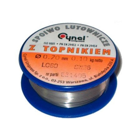 Aliaj Pentru Lipire Circuite Electronice Fludor Cynel 1 Mm 100 G Rola Emag Ro