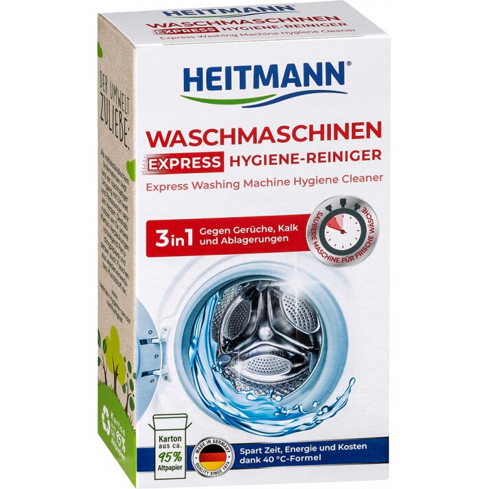 Repel Bank Grand Solutie de curatare pentru masini de spalat rufe, Heitmann, EXPRESS  Anti-biofilm 250g - eMAG.ro