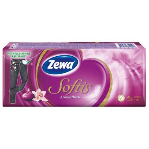 Batiste Nazale, Zewa Softis Aromathera, 4 Straturi, 10x9, 90 buc