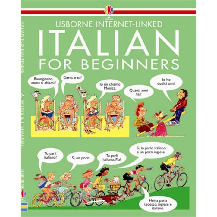 Carte "Italian for Beginners", 9 ani+, Usborne