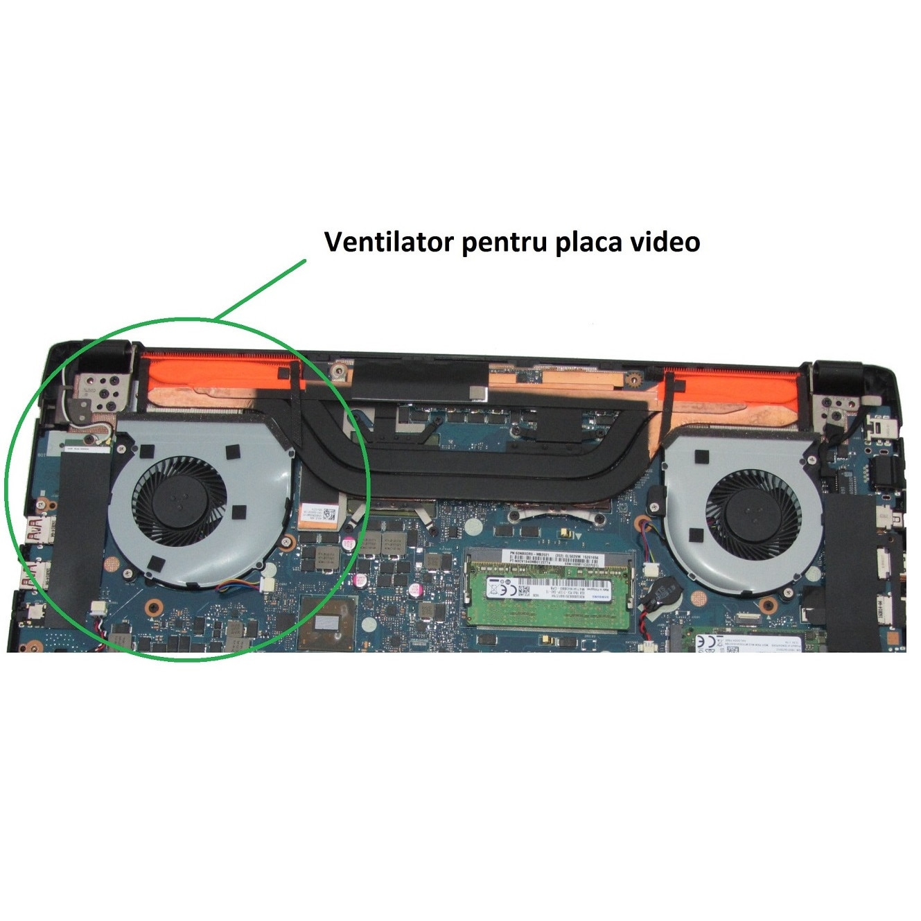 Truce channel Medal Cooler ventilator laptop Asus FX60VM, Asus FX502VE, FX502VM, FX502VD,  pentru placa video - eMAG.ro