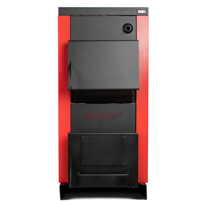 Centrala/Cazan pe lemn Termax 70 kW, cu ardere standard, volum manta apa 175 litri
